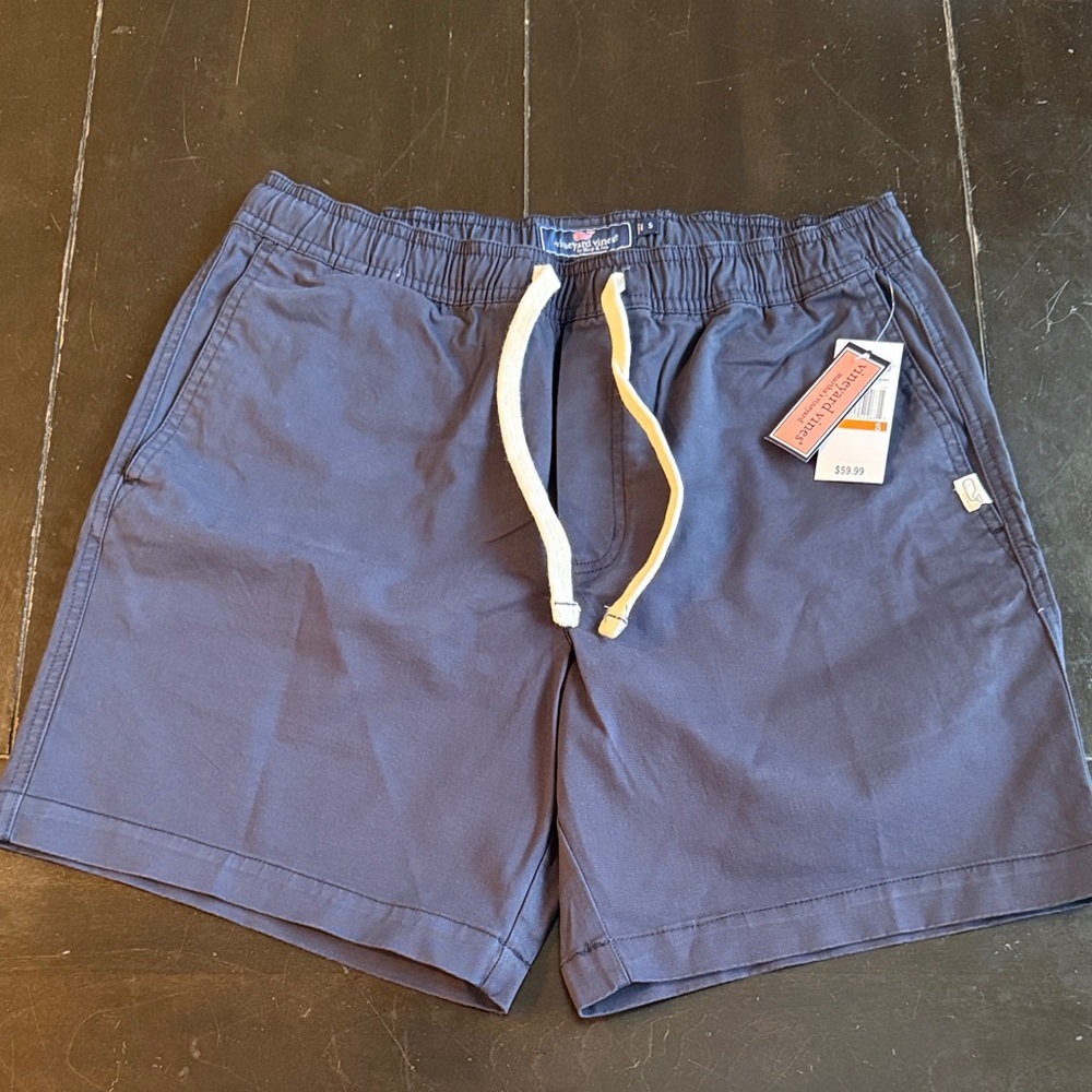 Vineyard Vines 7” NWT Chino Navy Shorts